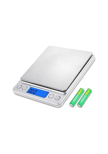 Kuyumcu Terazisi Profesyonel Dijital Hasas Mutfak Tartısı 0.01 Gr 4172 Çok Renkli