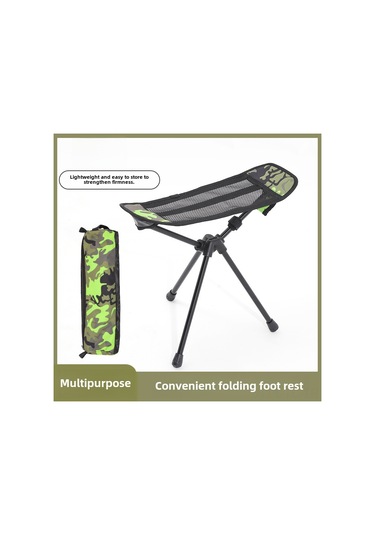 Skycity Siyah Çift Fonksiyonlu Katlanabilir Aydıncı Sandalye - Dış Mekan Kamp Malzemesi Ayaküstü Ve Sandalye Kullanıma Uygun Siyah