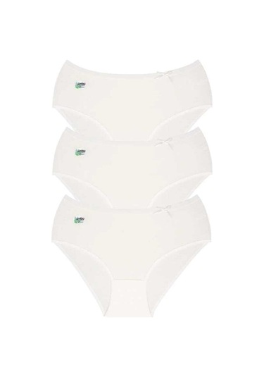 Dondeza Paket Hassas Ciltler Için -Don Deza Bambu  3 ' Krem Kadın Külot Krem