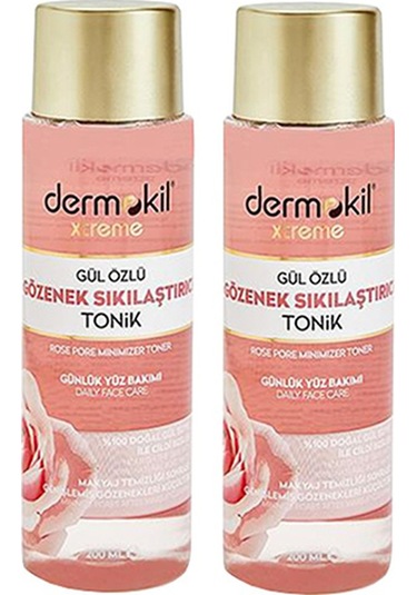 Dermokil Gül Özlü Gözenek Sıkılaştırıcı Tonik 200 ml x 2 Adet