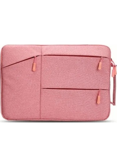 Aubyhe 13.3 İnç Pembe Tablet Ve Bilgisayar Korumalı Çantası - Çoklu Reçmeli, Dayanıklı Malzeme, Taşınabilir İç Çanta Siyah