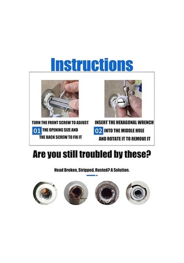 Tongxida Bosphorusboutique Vida Kırık Musluk Çıkarıcı, 1set Db, Çok Renkli Çok Renkli