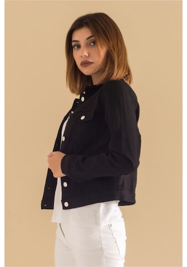 Bold & Young Gül Kurusu Power Strech Kot Mont Siyah