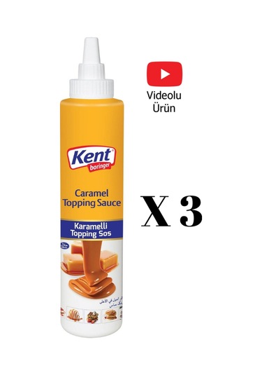 Kent Boringer Karamel Topping Sos 3 x 750 G