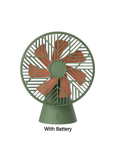 Usb Masaüstü Fan Rainforest Versiyonu Mini Fan Şarj Edilebilir El Çıkarılabilir Süper Rüzgar Sessiz Hayranları Soğutucu Ev Için Fanlar 5987 Beyaz