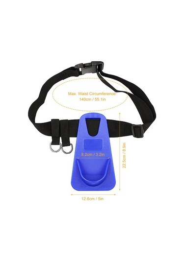 Dancemonkey Uzunluk Ayarlı Balık Olta Kemeri - Abs Malzeme, 140 Cm, 5.5 Cm Çapa Uyumlu