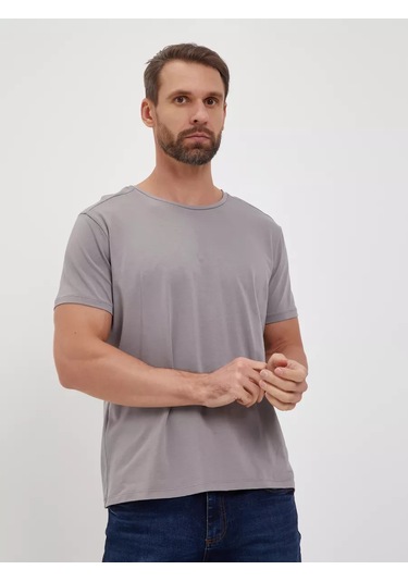 Awer Premium Pamuklu Tişört 214704962 Gri