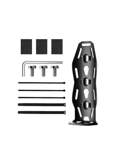 Dancemonkey Enlee Bisiklet Ön Çatal Çanta Tutucu Montaj Tabanı Hızlı Bırakma Bisiklet Braketi - Dağ Bisikleti İçin Acid Yeşili