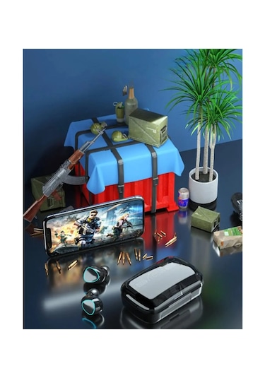 Qasul M10 Led Göstergeli Powerbankli Kulak İçi Tws Bluetooth Kulaklık