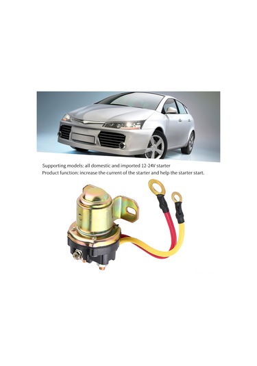 Yaozixa 12-24v Alüminyum Starter Rölesi - Akım Artırıcı, Motor Başlatma Kontrolü, Evrensel Uyumlu 150a