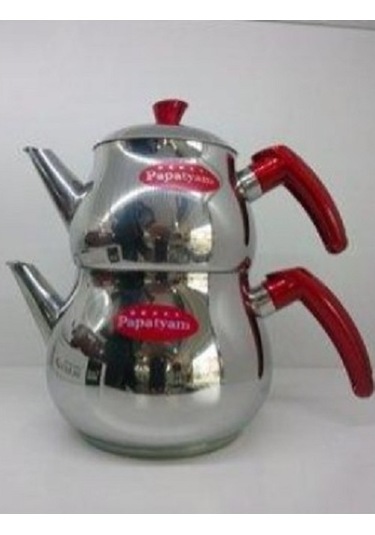 Alara P02 Bakalit Kulp Papatya Orta Çaydanlık Gri