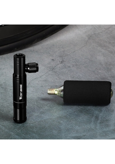 Mufunye Bisiklet Acil Onarım Kiti: 2 Si 1 Arada Co2 Pompası Ve Tubeless Tamir Seti Diğer