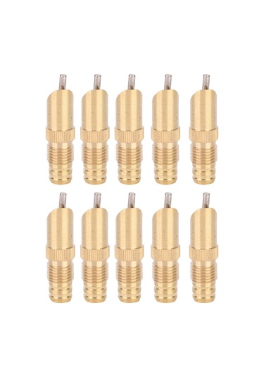 Qingmipy 10 Adet Tavşan, Tavuk, Kuş İçin Otomatik Su İçirici - 360 Derece Paslanmaz Çelik Uç, Koparılabilir Temizlenebilir Kısımlı, Toksik Olmayan Bakır+abs Malzeme