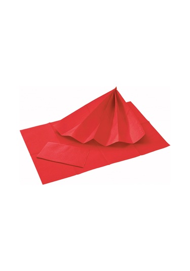 Dentreal Avrupa Rulo Hasta Önlüğü Ve Tabla Örtüsü Takım Kırmızı