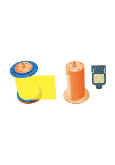 Hiti CS-3 Ribon YMCKO 200 Baskı Renkli Ribon + Çip