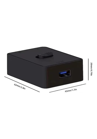 Usb 3.0 2 Port To Kvm Switch Çoklu Pc Kasa Çoklayıcı Hub Anahtar