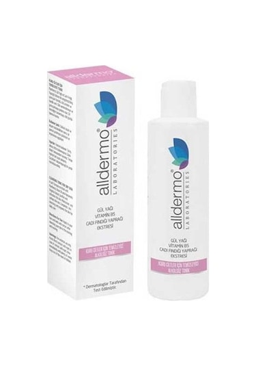 Alldermo Kuru Ciltler için Alkolsüz Temizleyici Tonik 200 ML