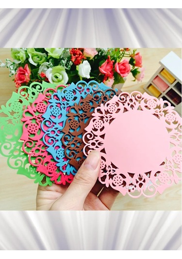 Pener Silikon Sıcak Altlığı Bardak Seti - Kupa Ve Bardak İçin Silikon Altlık 392079752 Pembe