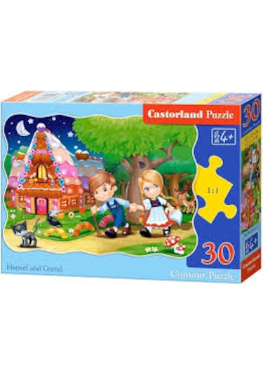 Castorland 30 Parça Hansel Ve Gratel Puzzle