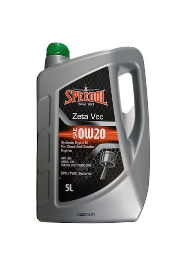 Speedol 0W-20 Zeta Vcc C5 Motor Yağı 5 L