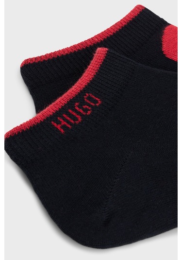 Hugo Erkek Çorap 50468111 001 Siyah-kırmızı Siyah-Kırmızı