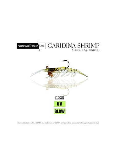 Osaka Carıdına Shrımp 7.62cm 6.5g C008 Sunı Balık
