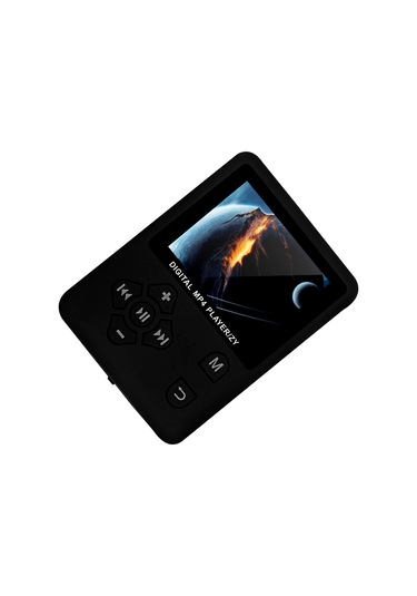 Lemestar Siyah 1.8 İnç Tft Ekranlı Dijital Çalar - Tf Kart Destekli Mp3/video Oynatma, Fm Radyo, Ses Kaydı, E-kitap Ve Kronometre Fonksiyonları