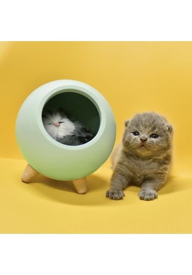 Symbee Evcil Hayvanlar İçin Silikon Ahşap Ambiyans Lambası - 3 Renk Seçeneği, Usb Şarjlı, 1.2w, 325g Diğer