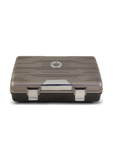 Silver Match Seyahat Tipi Puro Kutusu Humidor Metalik Gri 10's