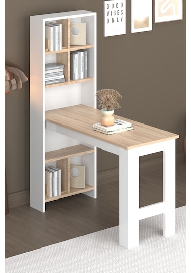 Riva Çok Amaçlı Dolap, Çok Amaçlı Masa, Mutfak Adası, Kiler Dolabı, Mutfak Masası Beyaz