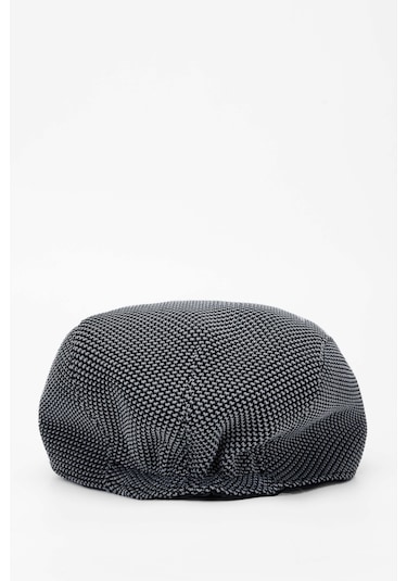 Tamer Tanca Erkek Deri & Tekstil Siyah Şapka 524 1080 London Spk Sk23/24 Sıyah Siyah