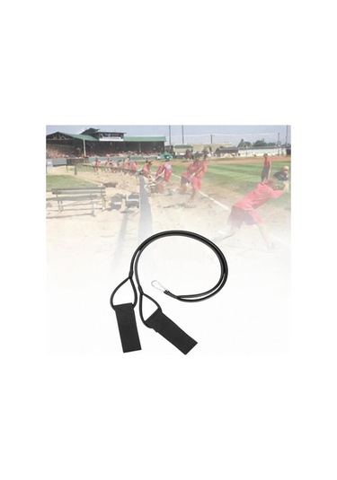 Ganzhoushop Suntek Spor Siyah Esnek Egzersiz Direnç Beyzbol Bandı Siyah