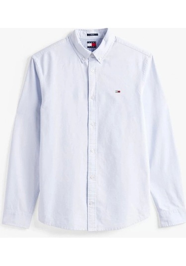 Tommy Hilfiger Erkek Oxford Gömlek Beyaz