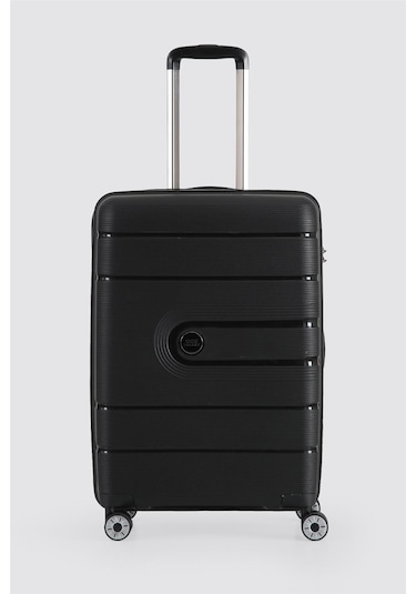 Ççs 5247 Polipropilen Büyük Boy Valiz Siyah