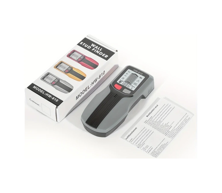 Willowhaven Gri Çok Fonksiyonlu El Tipi Metal Dedektörü - Duvarda Kablo Kiriş Arama Ölçüm Cihazı