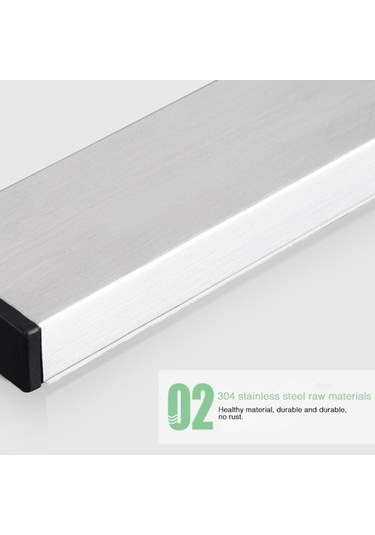 Dancemonkey Mutfak Kaliteli Duvara Monte 304 Paslanmaz Çelik Bıçaklık, Küçük Ve Pratik Ahşap