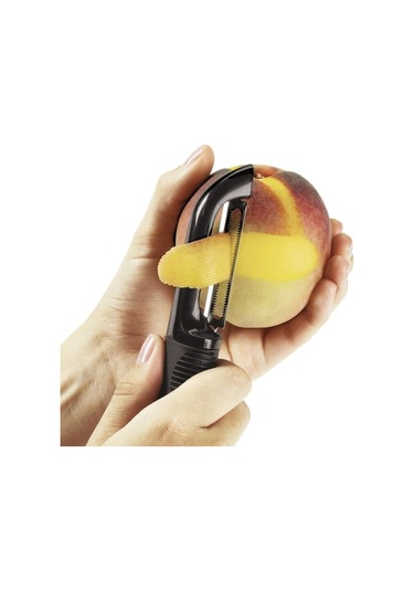 Silikon Saplı Patates Soyucu Siyah Diğer