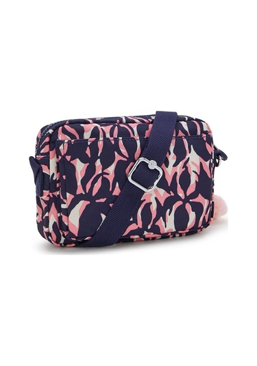 Kıplıng Abanu Küçük Boy Omuz Çantası Desenli Palm Mood Desenli Çok Renkli