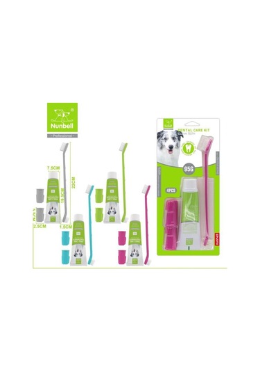 Nunbell Biftek Aromalı Diş Macunu ve Diş Fırçalarından Oluşan Komple Ağız Bakım Seti