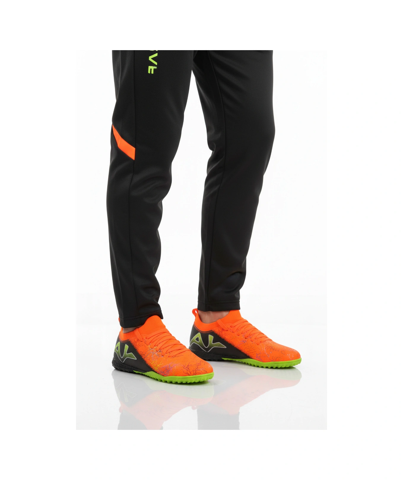 Turuncu Siyah Bilekten Sarmalı Erkek Krampon Mh-252-153 M Neon Turuncu-siyah