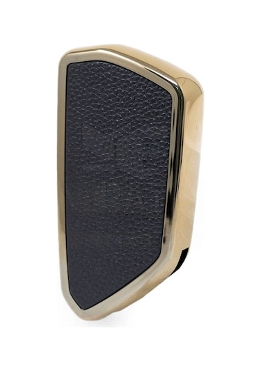 Lüx Volkswagen Skoda Seat Golf 8 Cupra Formentar Yeni Nesil Anahtar Kılıfı Siyah Gold 1.ci Kalite