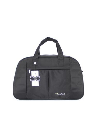 Case Club Büyük Boy Seyahat Ve Spor Çantası Omuz Askılı Siyah