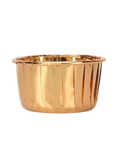 50 Adet Cupcake Liner Yemek Otel Mutfak Pişirme Bardaklar Malzemeleri Altın