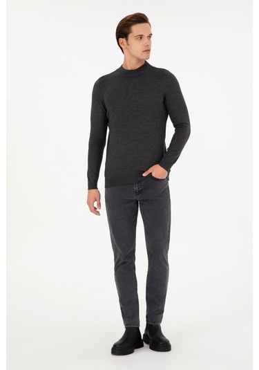 U.s. Polo Assn. Erkek Antrasit Melanj Kazak /triko 50298201-vr081 Antrasit Melanj U.s. Polo Assn. Erkek Antrasit Melanj Kazak /triko 50298201-vr081 Antrasit Melanj