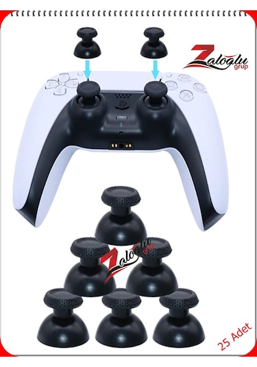 Playstation 5 Analog Topuz Ps5 joystick Tumbik 1.Sınıf 1.Kalite Yeni Ürün Mükemmel Uyum ( 25 Adet )