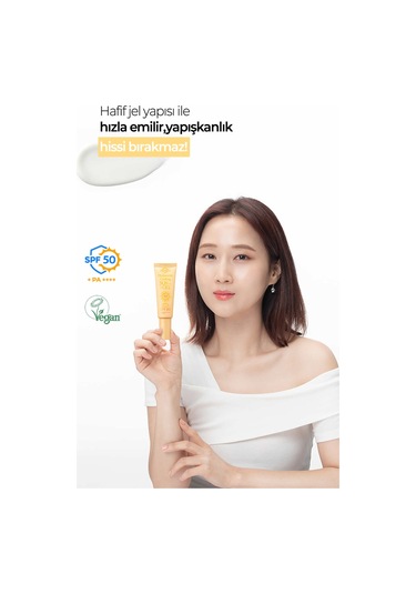 Grace Day Hyalüronik Asit Nemlendirici UVA - UVB Vegan Güneş Kremi Hyaluronic