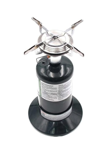 Dancemonkey Pratik Kamp Ocak Açık Hava Kampı İçin Propan Gazlı Sobası Kompakt Gümüş