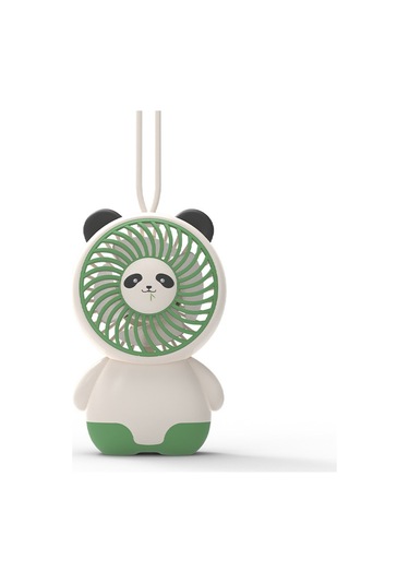 Aurora Karikatür Sevimli El Tipi Mini Fan Usb Şarjocuk Taşın Değil Fan Mavi