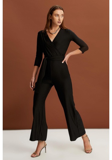 Alexandergardı Kruvaze Yaka Tulum B22-438a 001