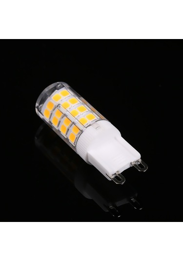 Geeksen 5'li Paket G9 Tabanlı 5w Led Ampul - 400lm Sıcak Beyaz Işık, 45w Halojen Yerine